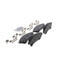 Wagner ZD1075 Disc Brake Pad Set QuickStop Ceramic Disc Brake Pad Set