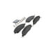 Wagner ZD1081 Disc Brake Pad Set QuickStop Ceramic Disc Brake Pad Set