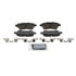 Wagner ZD1101 Disc Brake Pad Set QuickStop Ceramic Disc Brake Pad Set