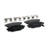 Wagner ZD1114 Disc Brake Pad Set QuickStop Ceramic Disc Brake Pad Set