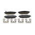 Wagner ZD1114 Disc Brake Pad Set QuickStop Ceramic Disc Brake Pad Set