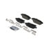 Wagner ZD1161 Disc Brake Pad Set QuickStop Ceramic Disc Brake Pad Set