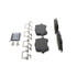 Wagner ZD1160 Disc Brake Pad Set QuickStop Ceramic Disc Brake Pad Set