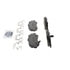 Wagner ZD1593 Disc Brake Pad Set QuickStop Ceramic Disc Brake Pad Set