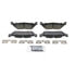 Wagner ZD1790 Disc Brake Pad Set Ceramic Disc Pad Set