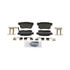 Wagner ZD536 Disc Brake Pad Set QuickStop Ceramic Disc Brake Pad Set