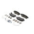 Wagner ZD562 Disc Brake Pad Set QuickStop Ceramic Disc Brake Pad Set
