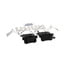 Wagner ZD537 Disc Brake Pad Set Disc Brake Pad Set - Rear, Ceramic, with HDWR