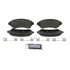 Wagner ZD699 Disc Brake Pad Set QuickStop Ceramic Disc Brake Pad Set