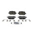 Wagner ZD707 Disc Brake Pad Set QuickStop Ceramic Disc Brake Pad Set