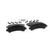 Wagner ZD726 Disc Brake Pad Set QuickStop Ceramic Disc Brake Pad Set