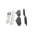 Wagner ZD752A Disc Brake Pad Set QuickStop Ceramic Disc Brake Pad Set