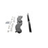 Wagner ZD784 Disc Brake Pad Set QuickStop Ceramic Disc Brake Pad Set