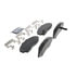 Wagner ZD787 Disc Brake Pad Set QuickStop Ceramic Disc Brake Pad Set