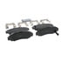 Wagner ZD787 Disc Brake Pad Set QuickStop Ceramic Disc Brake Pad Set