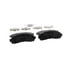 Wagner ZD833 Disc Brake Pad Set QuickStop Ceramic Disc Brake Pad Set