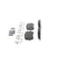 Wagner ZD923 Disc Brake Pad Set QuickStop Ceramic Disc Brake Pad Set