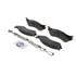 Wagner ZX702A Disc Brake Pad Set QuickStop Semi-Metallic Disc Brake Pad Set