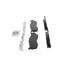 Wagner ZX702A Disc Brake Pad Set QuickStop Semi-Metallic Disc Brake Pad Set
