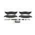 Wagner ZX802 Disc Brake Pad Set QuickStop Semi-Metallic Disc Brake Pad Set