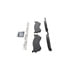Wagner ZX802 Disc Brake Pad Set QuickStop Semi-Metallic Disc Brake Pad Set