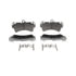 Wagner MX1014A Disc Brake Pad Set Wagner Brake ThermoQuiet MX1014A Semi-Metallic Disc Brake Pad Set