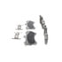 Wagner MX1014A Disc Brake Pad Set Wagner Brake ThermoQuiet MX1014A Semi-Metallic Disc Brake Pad Set