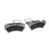 Wagner MX1014A Disc Brake Pad Set Wagner Brake ThermoQuiet MX1014A Semi-Metallic Disc Brake Pad Set