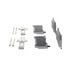 Wagner MX1050 Disc Brake Pad Set Wagner Brake ThermoQuiet MX1050 Semi-Metallic Disc Brake Pad Set