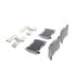 Wagner MX1050 Disc Brake Pad Set Wagner Brake ThermoQuiet MX1050 Semi-Metallic Disc Brake Pad Set
