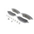Wagner MX1068 Disc Brake Pad Set Wagner Brake ThermoQuiet MX1068 Semi-Metallic Disc Brake Pad Set