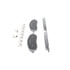 Wagner MX1068 Disc Brake Pad Set Wagner Brake ThermoQuiet MX1068 Semi-Metallic Disc Brake Pad Set