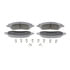 Wagner MX1068 Disc Brake Pad Set Wagner Brake ThermoQuiet MX1068 Semi-Metallic Disc Brake Pad Set