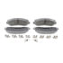 Wagner MX1069 Disc Brake Pad Set Wagner Brake ThermoQuiet MX1069 Semi-Metallic Disc Brake Pad Set