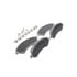 Wagner MX1084 Disc Brake Pad Set Wagner Brake ThermoQuiet MX1084 Semi-Metallic Disc Brake Pad Set