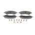 Wagner MX1084 Disc Brake Pad Set Wagner Brake ThermoQuiet MX1084 Semi-Metallic Disc Brake Pad Set