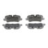 Wagner MX1099 Disc Brake Pad Set Wagner Brake ThermoQuiet MX1099 Semi-Metallic Disc Brake Pad Set