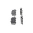 Wagner MX1099 Disc Brake Pad Set Wagner Brake ThermoQuiet MX1099 Semi-Metallic Disc Brake Pad Set