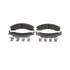 Wagner MX1329 Disc Brake Pad Set Wagner Brake ThermoQuiet MX1329 Semi-Metallic Disc Brake Pad Set