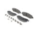 Wagner MX1333 Disc Brake Pad Set Wagner Brake ThermoQuiet MX1333 Semi-Metallic Disc Brake Pad Set