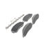 Wagner MX1333 Disc Brake Pad Set Wagner Brake ThermoQuiet MX1333 Semi-Metallic Disc Brake Pad Set
