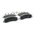 Wagner MX1333 Disc Brake Pad Set Wagner Brake ThermoQuiet MX1333 Semi-Metallic Disc Brake Pad Set