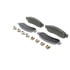 Wagner MX1334A Disc Brake Pad Set Wagner Brake ThermoQuiet MX1334A Semi-Metallic Disc Brake Pad Set