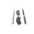 Wagner MX1334A Disc Brake Pad Set Wagner Brake ThermoQuiet MX1334A Semi-Metallic Disc Brake Pad Set