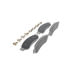Wagner MX1334A Disc Brake Pad Set Wagner Brake ThermoQuiet MX1334A Semi-Metallic Disc Brake Pad Set