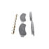 Wagner MX1334 Disc Brake Pad Set Wagner Brake ThermoQuiet MX1334 Semi-Metallic Disc Brake Pad Set