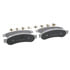 Wagner MX1334 Disc Brake Pad Set Wagner Brake ThermoQuiet MX1334 Semi-Metallic Disc Brake Pad Set