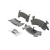 Wagner MX154 Disc Brake Pad Set Wagner Brake ThermoQuiet MX154 Semi-Metallic Disc Brake Pad Set