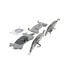 Wagner MX154 Disc Brake Pad Set Wagner Brake ThermoQuiet MX154 Semi-Metallic Disc Brake Pad Set
