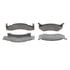Wagner MX269 Disc Brake Pad Set Wagner Brake ThermoQuiet MX269 Semi-Metallic Disc Brake Pad Set